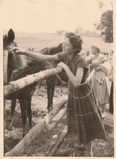 Vintage Photo Pretty Woman in
