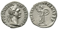 Rom - Domitian - 81-96 n.Chr. - Denar - Rv. Minerva