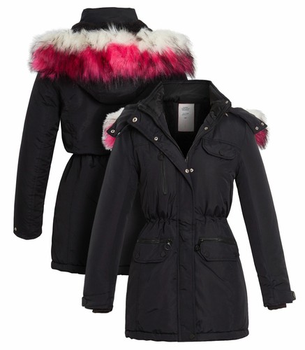 Mädchen wattierter parka - mädchen,