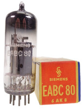 EABC80 = 6AK8 Siemens & Halske Radio Röhre Tube Valvola NOS NIB NEW