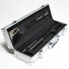 Edelstahl-Grillbesteck im Alu-Koffer, mit Grillzange, Fleischgabel & Wender