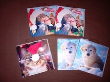 5 Stk 3D Weihnachtskarten