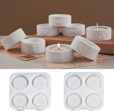 8 Stück Rund Silikonform