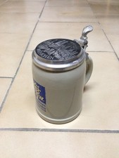 Augustiner Bräu München Steinkrug 0,5L mit Zinndeckel München Sonder Beer Mug