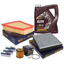 Inspektionskit Filterset VW Fox 1,2 40KW 44KW 3-Zylinder inkl 4L Mannol 5W40