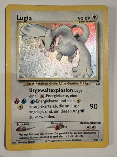 Pokemon karte lugia - karte,