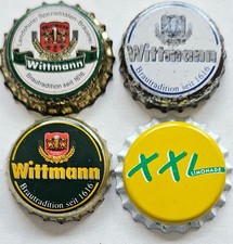 Kronkorken - Brauerei Wittmann   Landshut - 4 versch.