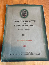 Straßenkarte von Deutschland