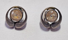 Ohrclip Silber 925 KL Karl Laine Sten & Laine Finland Ohrringe Bergkristall