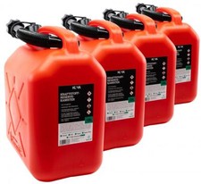  4x Benzinkanister rot 10L Kanister Reservekanister  UN-Zulassung