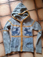 Only strickjacke blau gelb