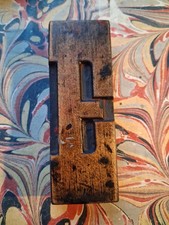 Großer Holz Buchdruck