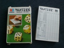 Yahtzee -(Kniffel) Zählblock