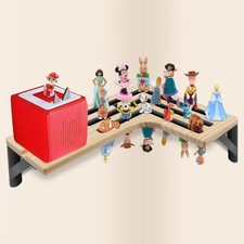 Tonie Regal, Magnetregal für Tonie Hörfiguren, Toniebox Regal aus Holz, Aufbewah