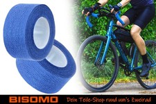 2x Fahrrad Lenkerband Blau