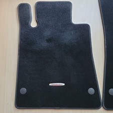 Original Fußmatten SLK SLC Mercedes-Benz Velours schwarz R172 Teppich Stoff 2x