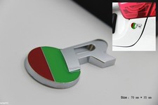 Aufkleber 3D-Logo-Chromschild