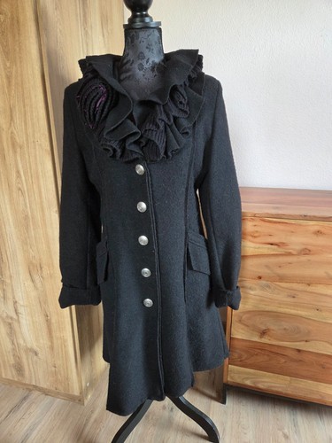 Mantel schwarz biba crisca - schwarz, 38
