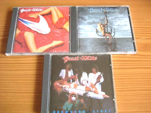 Great white cd sammlung - x,