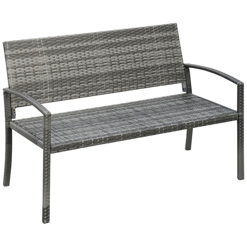 Gartenbank rattanoptik - gartenbank,