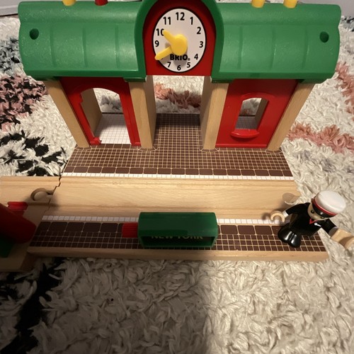 Brio bahnhof holzeisenbahn - brio, mit