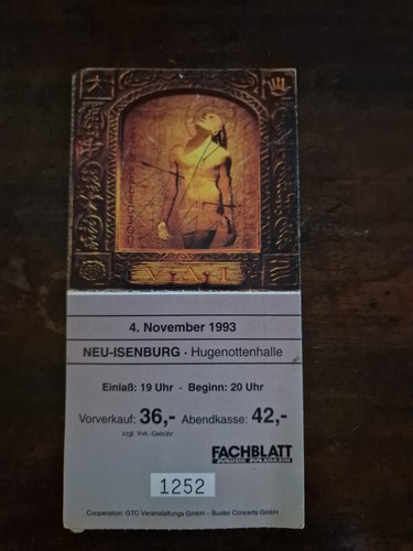 Original konzertticket vai - konzertticket,