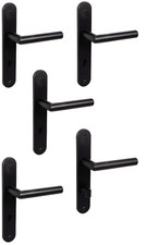 Edelstahl Türbeschlag schwarz