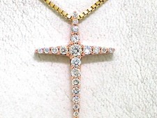 Brillant Anhänger Kreuz