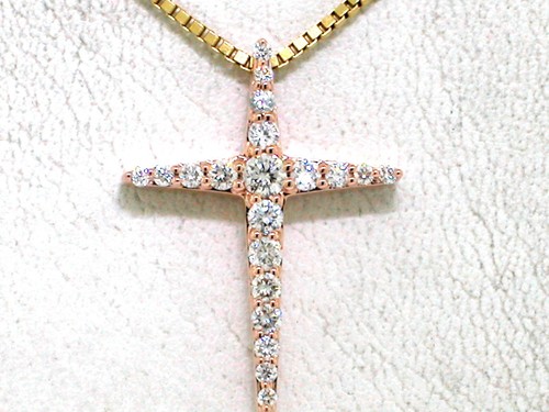 Brillant anhänger kreuz - brillant,