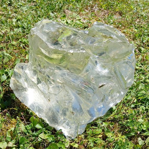Stk glasbrocken weiss - 1,