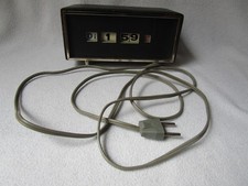 70er Jahre Japan elektrische Rollzahlenuhr Tagesanzeige AM PM Sekundenrädchen