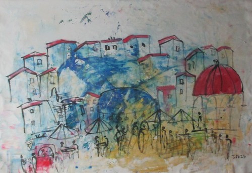 City with dome xxl - city,