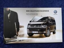 VW Bus T5 Multivan Business Preisliste und technische Daten 5.2013