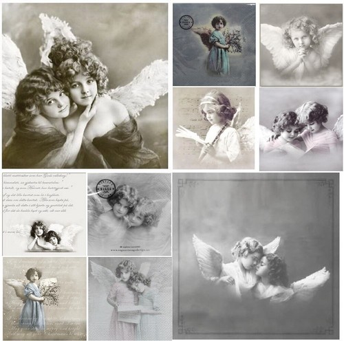 Servietten sagen vintage - 20, servietten"sagen