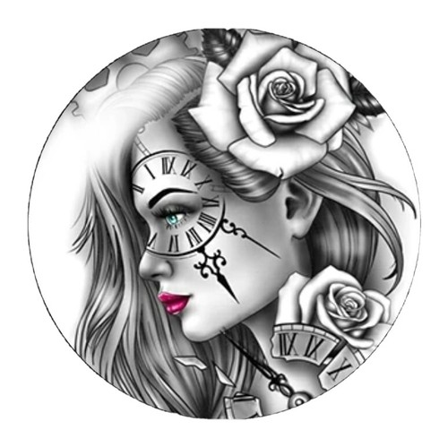 Glas cabochon steampunk uhr - glas,