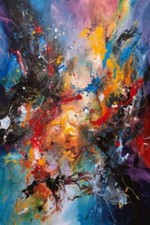 Wandbild: Abstrakter