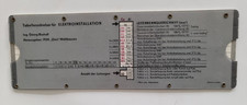 Tabellenschieber für Elektroinstallation PGH Elmü Mühlhausen Ing. Georg Bischoff