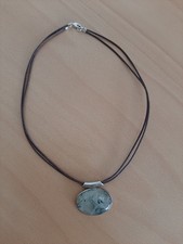 Anhänger Prehnit 925 Silber