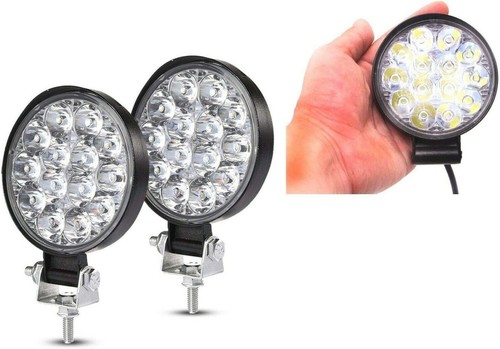 Weiß rund led mini - 2x,