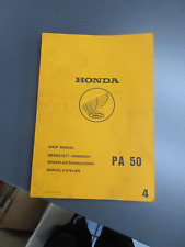 HONDA Camino 50 TYP PA50 original HONDA Werkstatthandbuch 