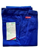 Kansas Luxe: Hochwertige, blaue Arbeitshose (Industrie/ Handwerk), Gr. 48, neu!