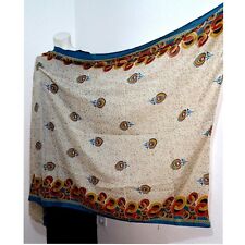 Stola Schal Tuch Bollywood Indisch Dupatta Stoff Sari Goa Hippie 103cm x 192cm