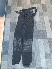 Hein Gericke Motorrad Hose,Latzhose Herren,Lederhose,Gr.48,Leder