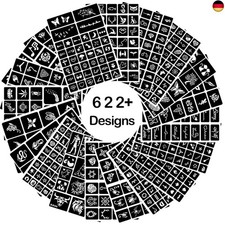 622+ Tattoo Schablone Kit, 20