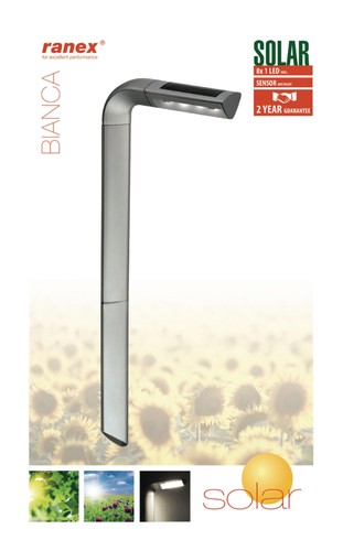 Ranex solarlampe led lampion - 8,