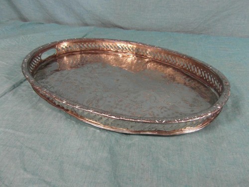 Tablett messing used look - used,