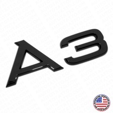 Audi A3 Gloss Black Rear