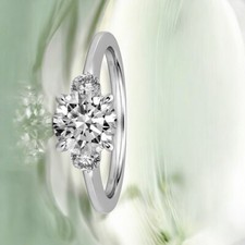 18 Karat Weißgold Diamant