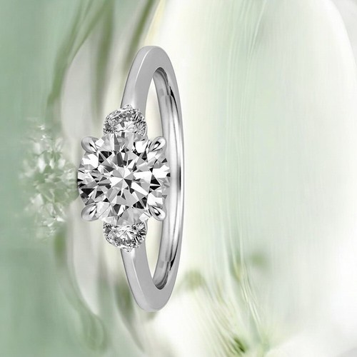 Diamant ring 14k weißgold - 14k,