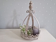 Dekokrone krone metall - dekokrone, grau